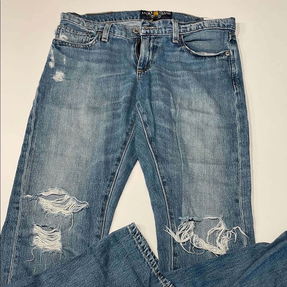 Lucky Brand Distressed Blue Jeans